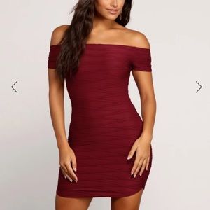 Maroon dress size small